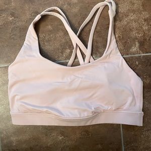 Light pink energy bra